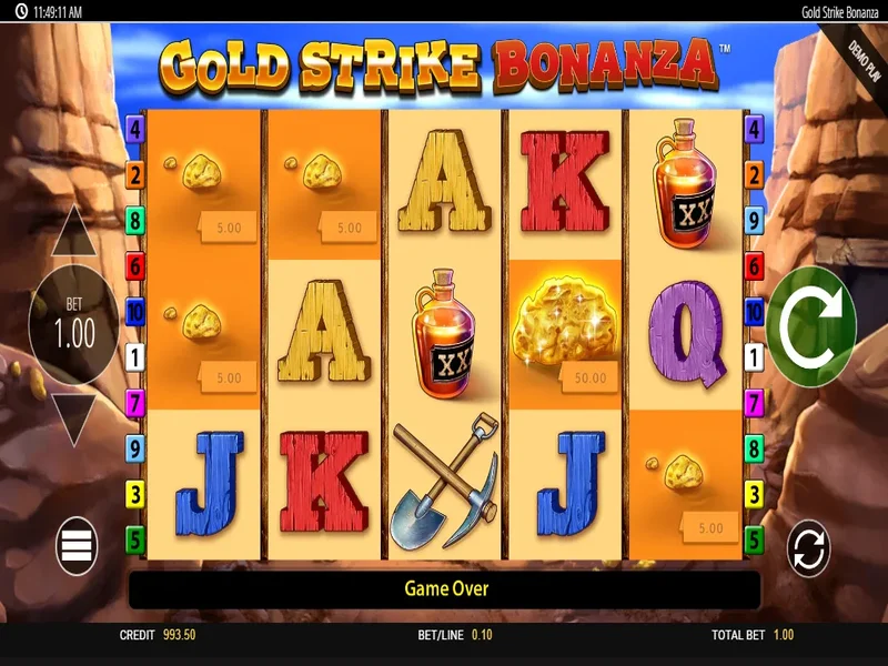 Review về trò chơi slot nổ hũ Gold Strike Bonanza